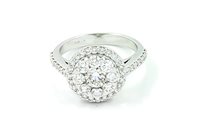 Ring Valentina Callegher Woman in White Gold Diamante 1.010 Ct 11744/2S - 11744/2S